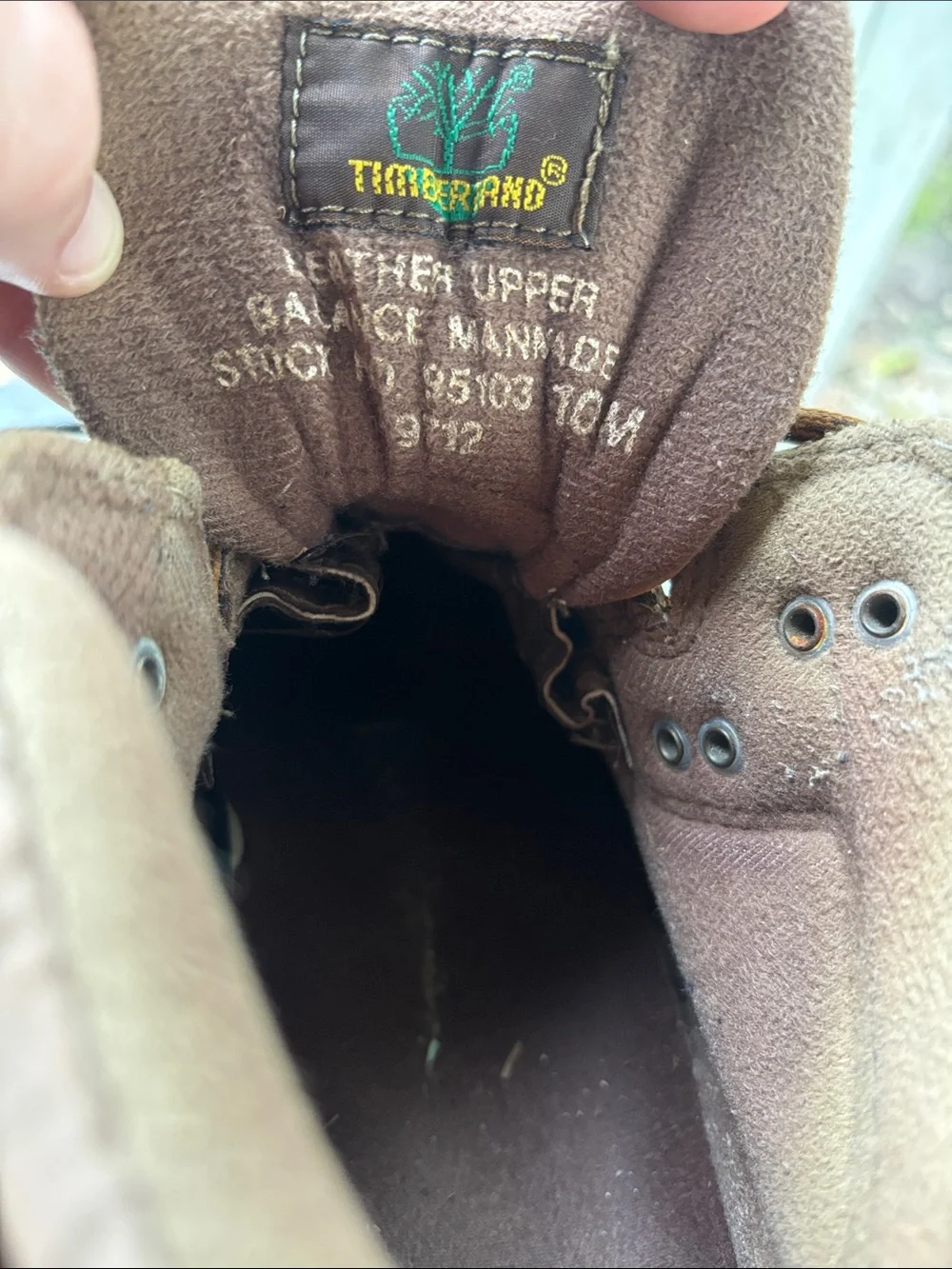 Timberland 95103 Euro Hiker Mid Gore-Tex Waterproof Brown Leather Hiking Boots